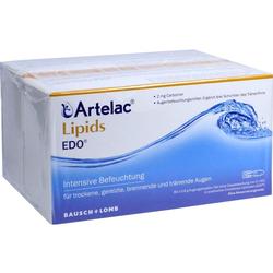 Eine Verpackung von Augentropfen mit der Aufschrift "Artelac Lipids EDO".