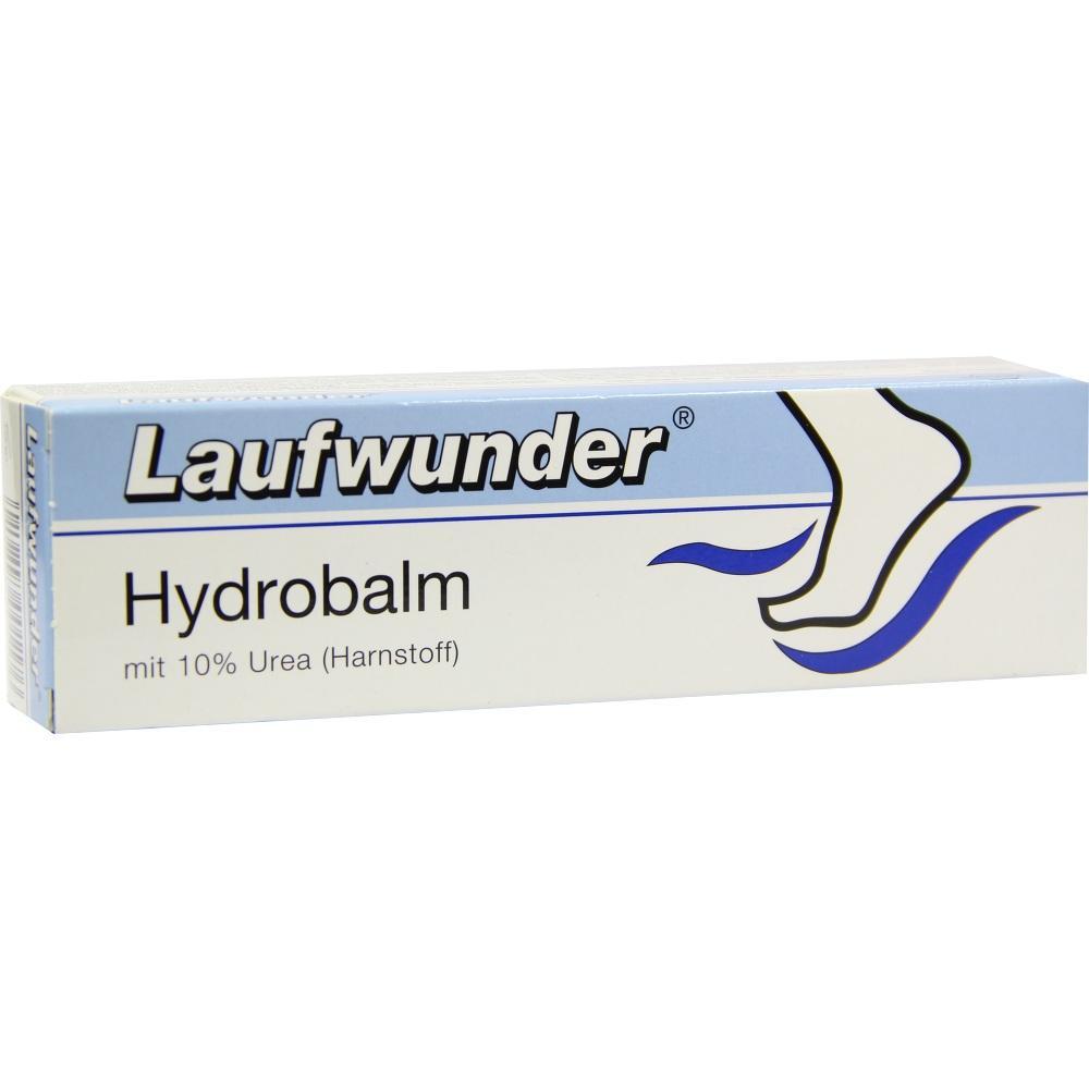 Eine Schachtel Laufwunder Hydrobalm für Fußpflege mit 10% Urea.