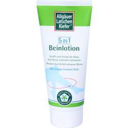 Tube mit Beinlotion zur Hautstraffung und Frischegefühl.