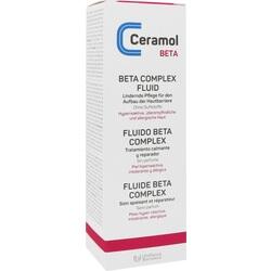 Weiße Schachtel mit der Aufschrift "Ceramol Beta" für Hautpflegeprodukt.